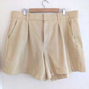 Abercrombie & Fitch faux leather shorts